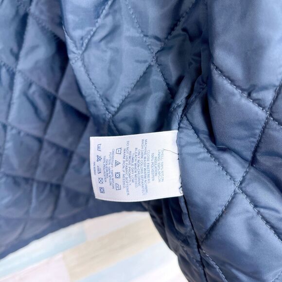 Lands End Squall Waterproof Insulated Hooded Jacket Gray L - Picture 8 of 8